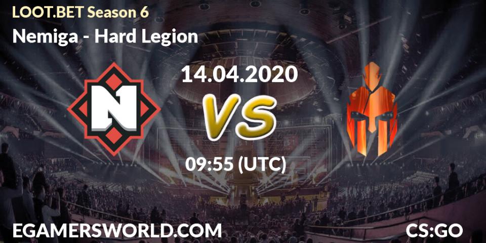 Nemiga vs Hard Legion: Betting TIp, Match Prediction. 14.04.20. CS2 (CS:GO), LOOT.BET Season 6