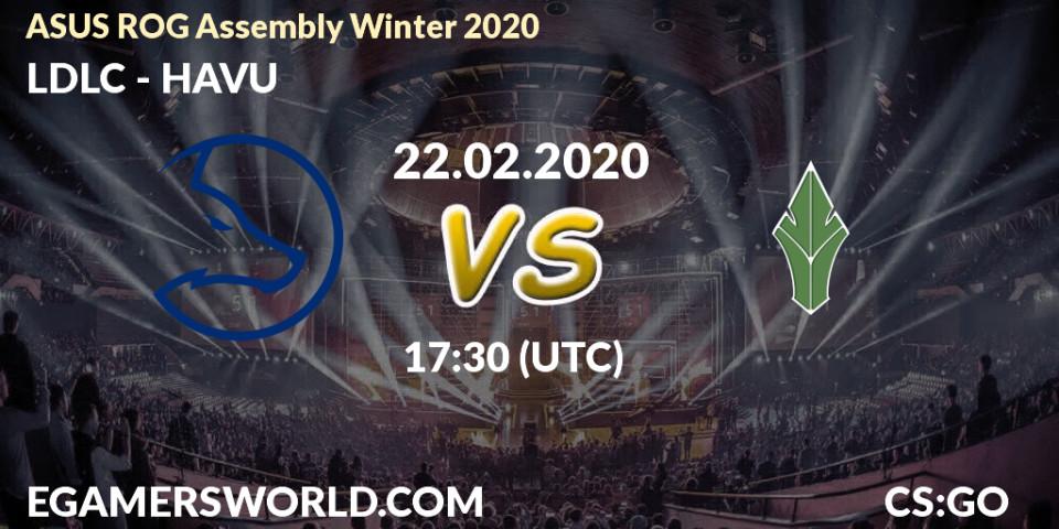 LDLC vs HAVU: Betting TIp, Match Prediction. 22.02.20. CS2 (CS:GO), ASUS ROG Assembly Winter 2020