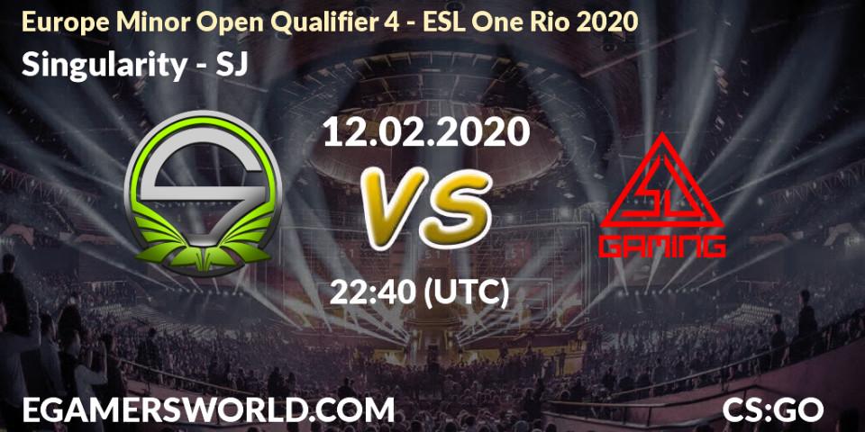 Singularity vs SJ: Betting TIp, Match Prediction. 12.02.20. CS2 (CS:GO), Europe Minor Open Qualifier 4 - ESL One Rio 2020