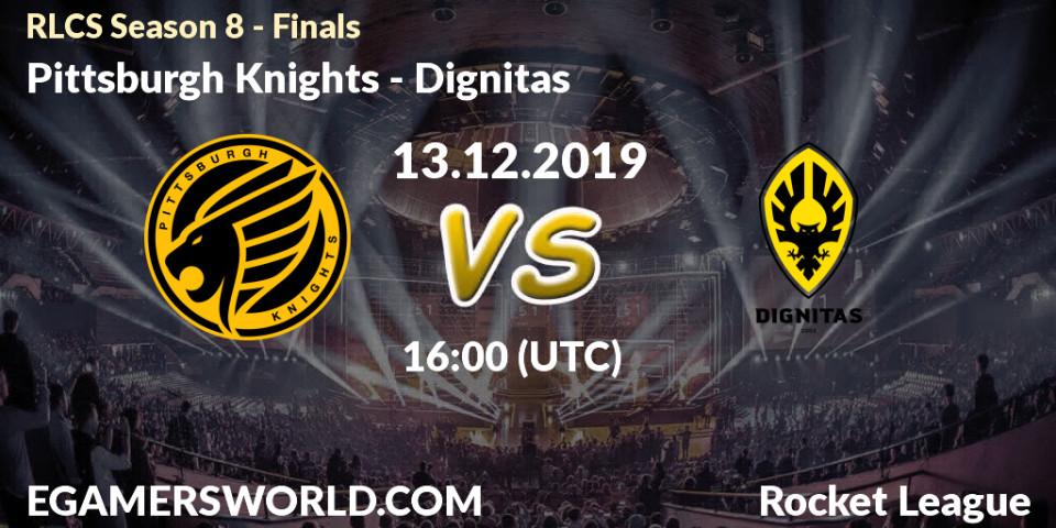 Pittsburgh Knights vs Dignitas: Betting TIp, Match Prediction. 13.12.19. Rocket League, RLCS Season 8 - Finals