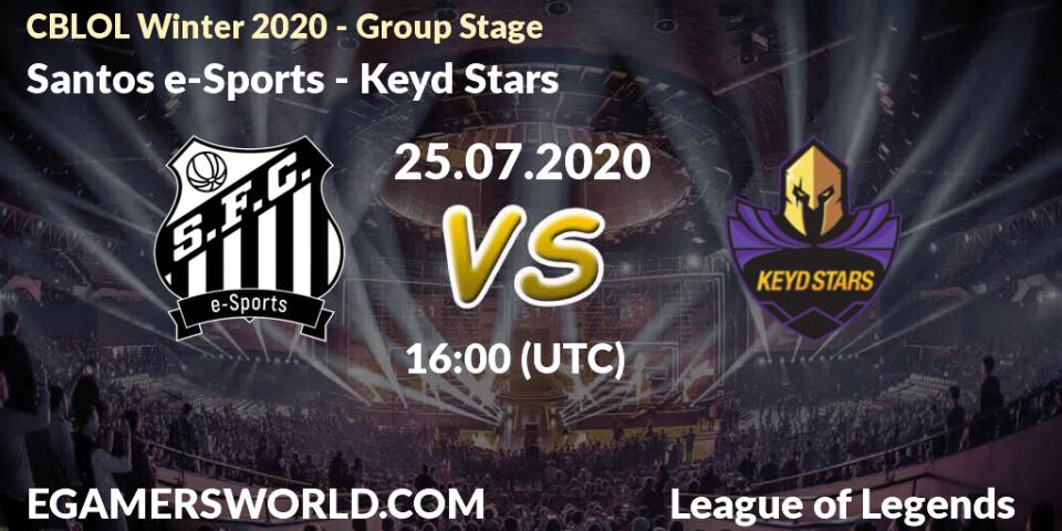 Santos e-Sports vs Keyd Stars: Betting TIp, Match Prediction. 25.07.20. LoL, CBLOL Winter 2020 - Group Stage