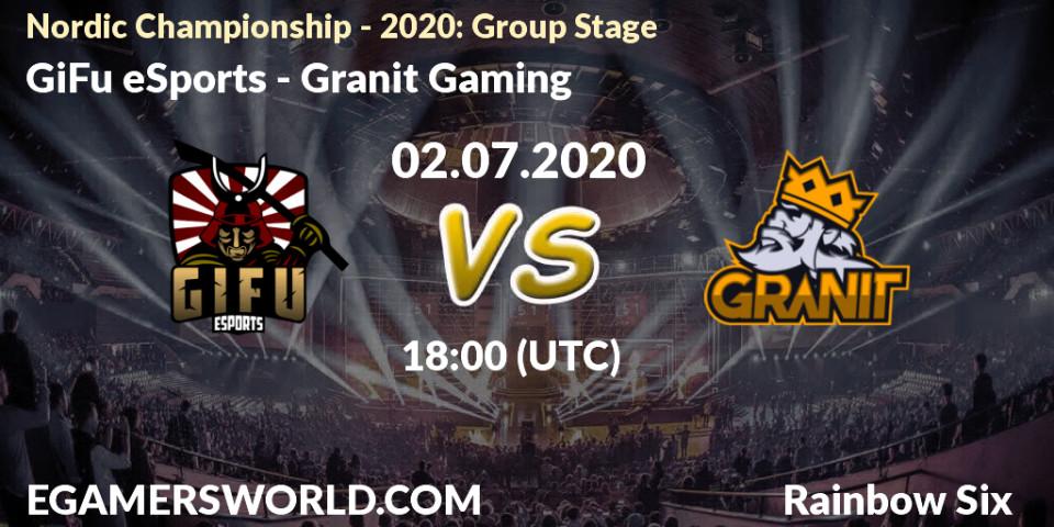 GiFu eSports vs Granit Gaming: Betting TIp, Match Prediction. 02.07.20. Rainbow Six, Nordic Championship - 2020: Group Stage