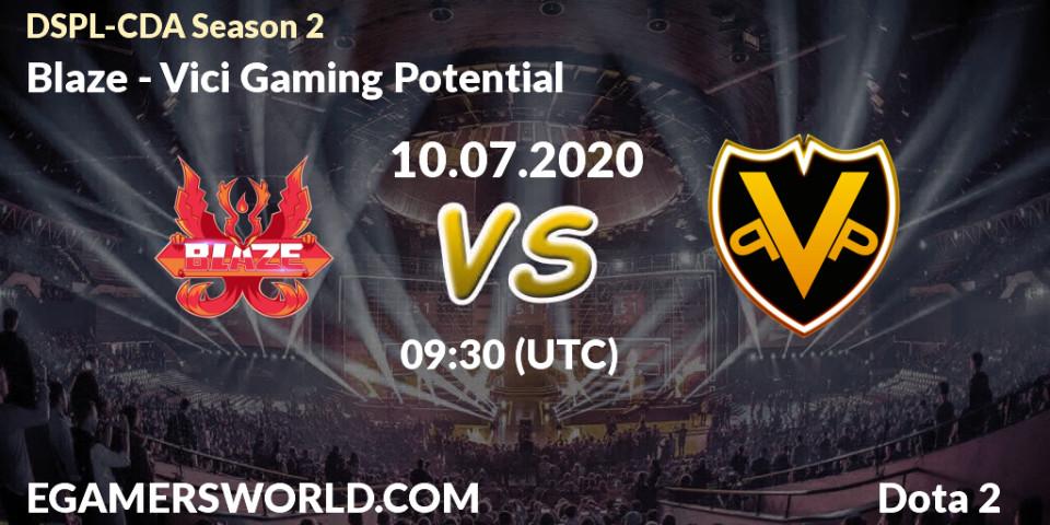 Blaze vs Vici Gaming Potential: Betting TIp, Match Prediction. 10.07.20. Dota 2, Dota2 Secondary Professional League 2020 Season 2