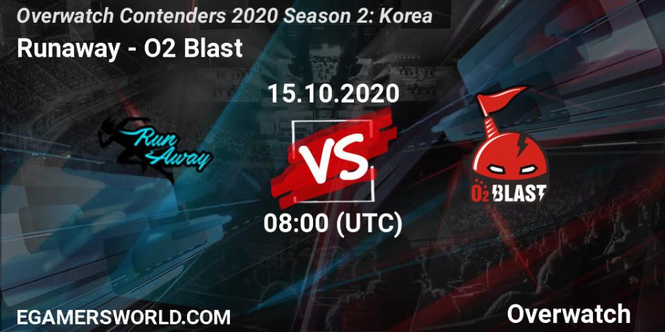 Runaway vs O2 Blast: Betting TIp, Match Prediction. 16.10.20. Overwatch, Overwatch Contenders 2020 Season 2: Korea
