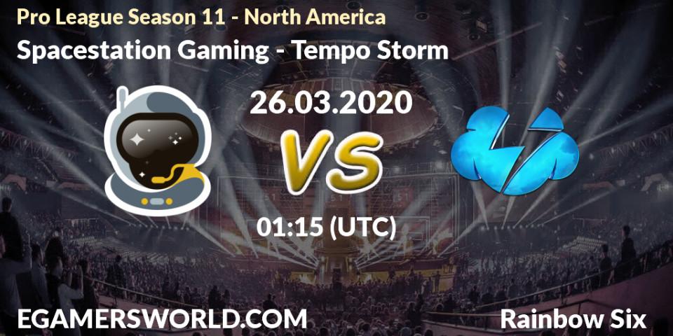 Spacestation Gaming vs Tempo Storm: Betting TIp, Match Prediction. 26.03.20. Rainbow Six, Pro League Season 11 - North America