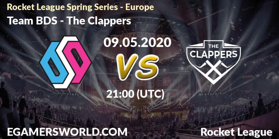 Team BDS vs The Clappers: Betting TIp, Match Prediction. 09.05.20. Rocket League, Rocket League Spring Series - Europe