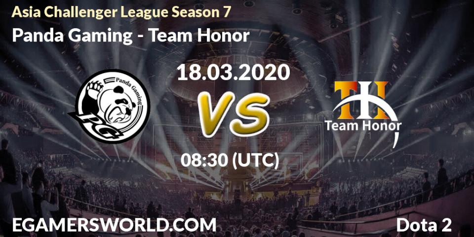 Panda Gaming vs Team Honor: Betting TIp, Match Prediction. 18.03.20. Dota 2, Asia Challenger League Season 7