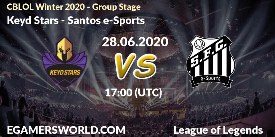 Keyd Stars vs Santos e-Sports: Betting TIp, Match Prediction. 28.06.20. LoL, CBLOL Winter 2020 - Group Stage