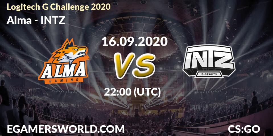 Alma vs INTZ: Betting TIp, Match Prediction. 16.09.20. CS2 (CS:GO), Logitech G Challenge 2020