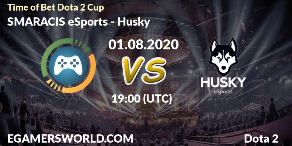 SMARACIS eSports vs Husky: Betting TIp, Match Prediction. 01.08.2020 at 19:04. Dota 2, Time of Bet Dota 2 Cup