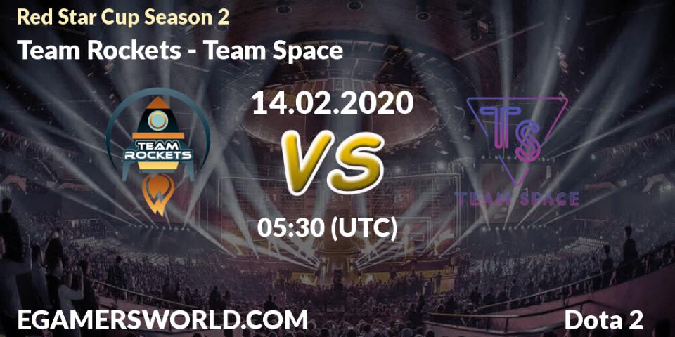 Team Rockets vs Team Space: Betting TIp, Match Prediction. 18.02.20. Dota 2, Red Star Cup Season 3