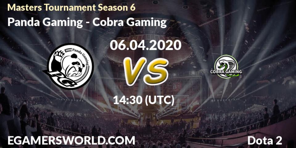 Panda Gaming vs Cobra Gaming: Betting TIp, Match Prediction. 07.04.20. Dota 2, Masters Tournament Season 6