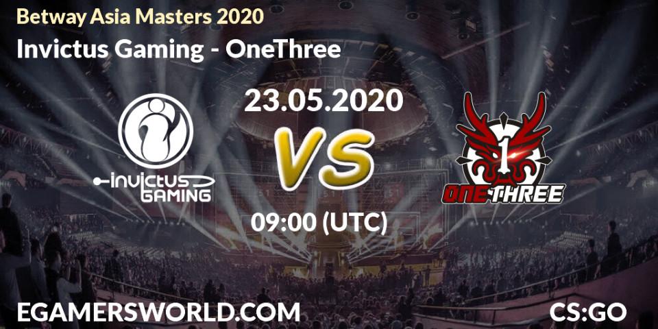 Invictus Gaming vs OneThree: Betting TIp, Match Prediction. 23.05.20. CS2 (CS:GO), Betway Asia Masters 2020