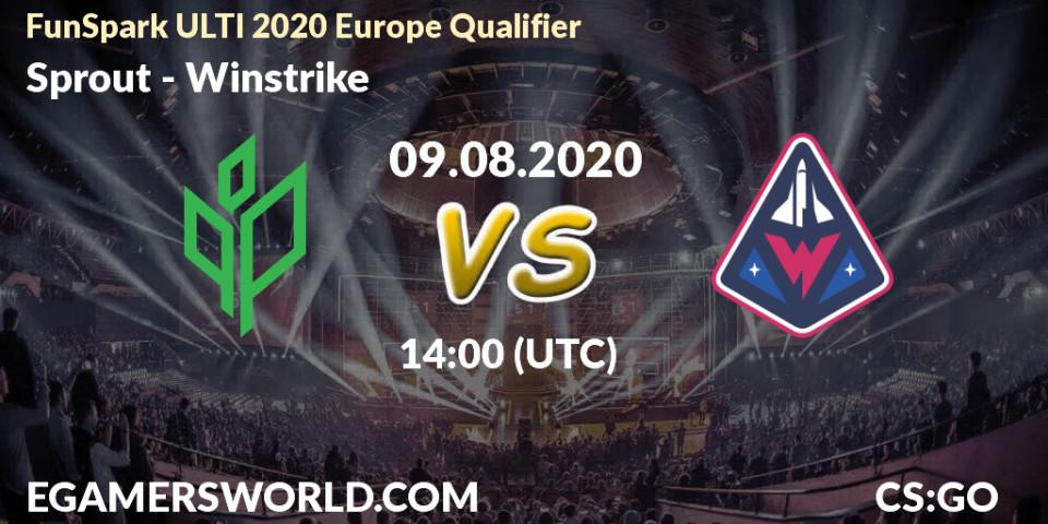 Sprout vs Winstrike: Betting TIp, Match Prediction. 09.08.20. CS2 (CS:GO), FunSpark ULTI 2020 Europe Qualifier
