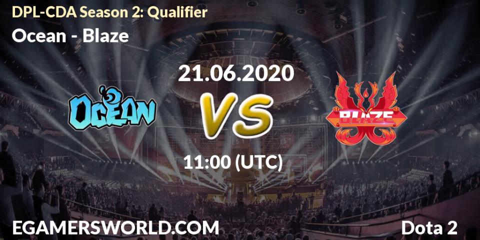 Ocean vs Blaze: Betting TIp, Match Prediction. 21.06.20. Dota 2, DPL-CDA Professional League Season 2: Qualifier