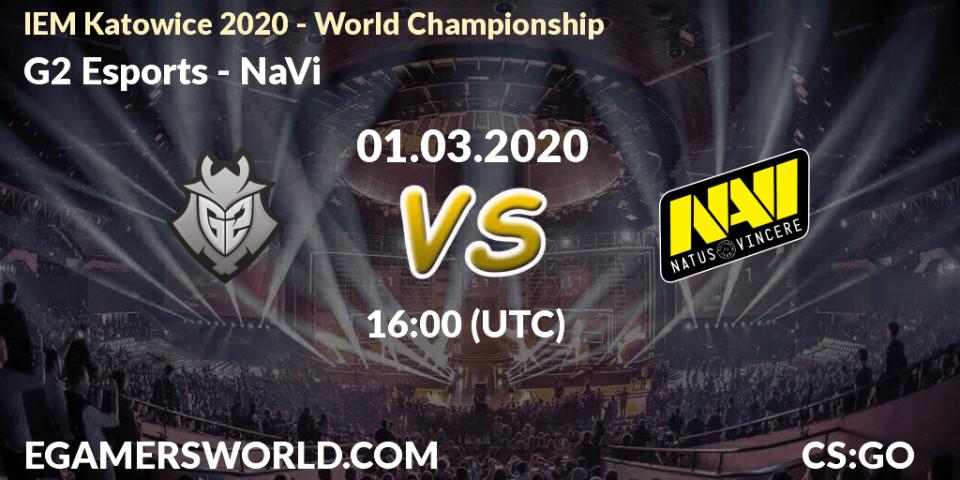 G2 Esports vs NaVi: Betting TIp, Match Prediction. 01.03.20. CS2 (CS:GO), IEM Katowice 2020 