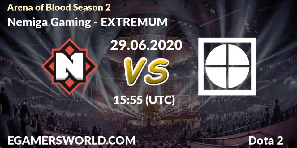 Nemiga Gaming vs EXTREMUM: Betting TIp, Match Prediction. 29.06.2020 at 17:00. Dota 2, Arena of Blood Season 2
