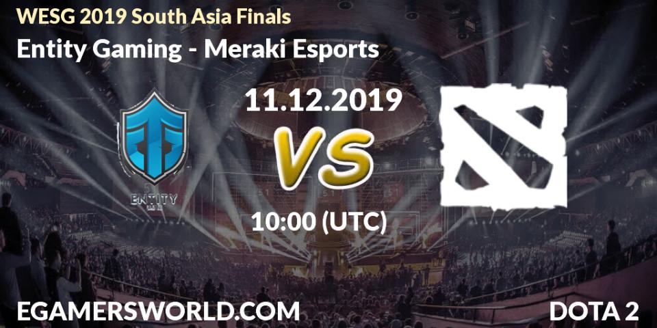 Entity Gaming vs Meraki Esports: Betting TIp, Match Prediction. 11.12.19. Dota 2, WESG 2019 South Asia Finals