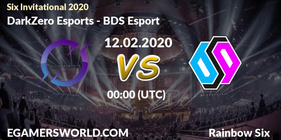 DarkZero Esports vs BDS Esport: Betting TIp, Match Prediction. 11.02.20. Rainbow Six, Six Invitational 2020