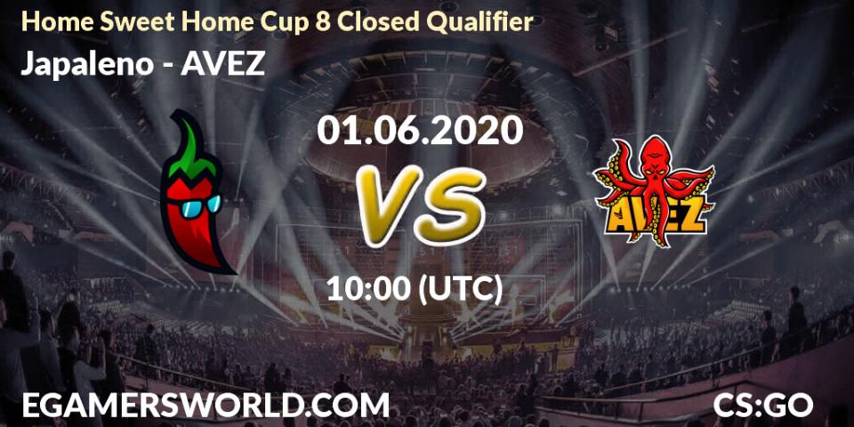 Japaleno vs AVEZ: Betting TIp, Match Prediction. 01.06.20. CS2 (CS:GO), Home Sweet Home Cup 8 Closed Qualifier