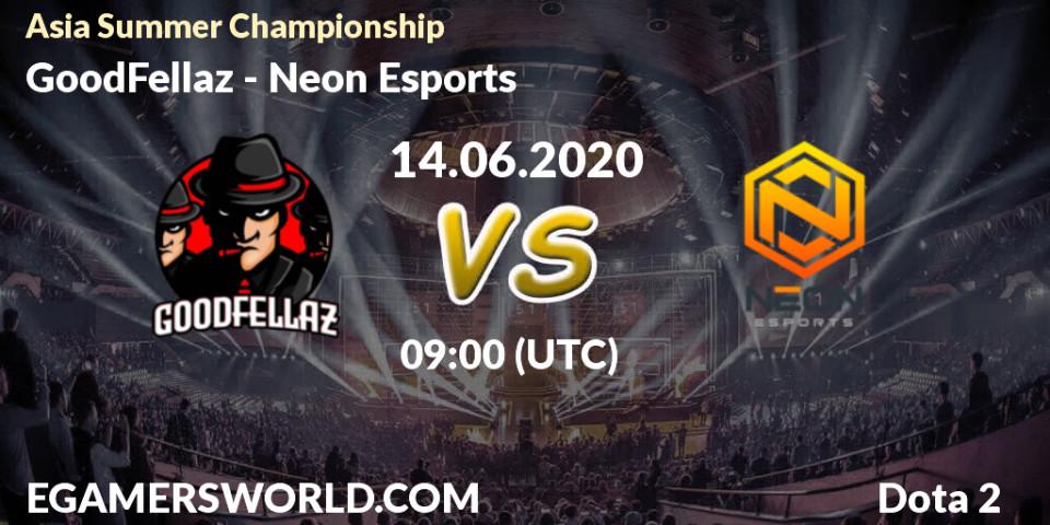 GoodFellaz vs Neon Esports: Betting TIp, Match Prediction. 16.06.2020 at 09:08. Dota 2, Asia Summer Championship