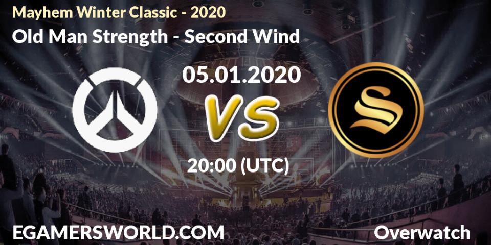 Old Man Strength vs Second Wind: Betting TIp, Match Prediction. 05.01.20. Overwatch, Mayhem Winter Classic - 2020