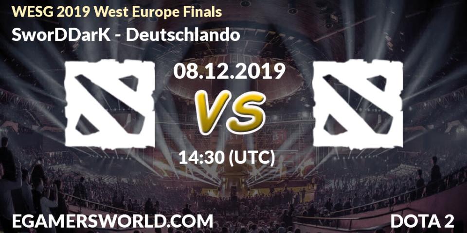 SworDDarK vs Deutschlando: Betting TIp, Match Prediction. 08.12.19. Dota 2, WESG 2019 West Europe Finals