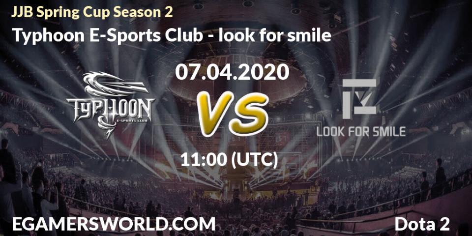 Typhoon E-Sports Club vs look for smile: Betting TIp, Match Prediction. 07.04.20. Dota 2, JJB Spring Cup Season 2