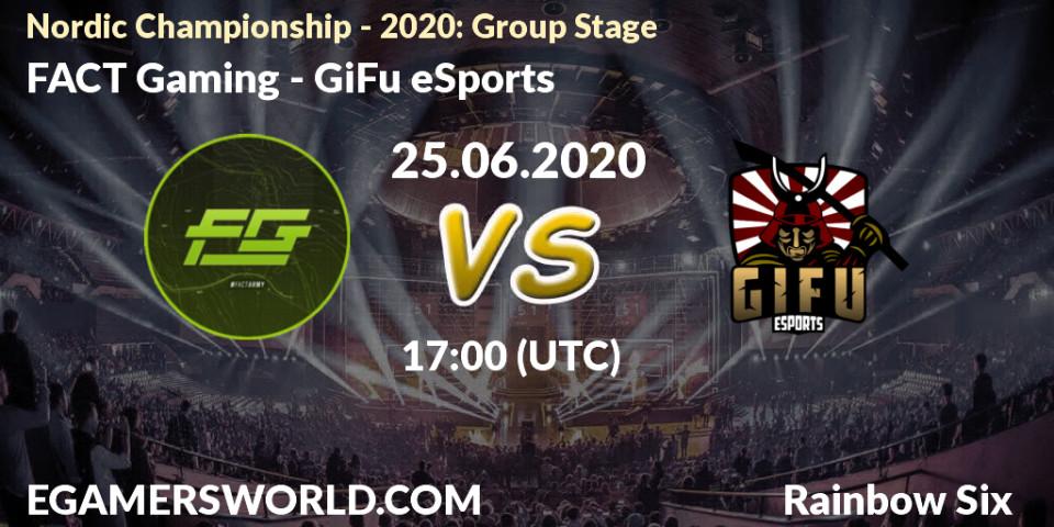 Ambush vs GiFu eSports: Betting TIp, Match Prediction. 25.06.20. Rainbow Six, Nordic Championship - 2020: Group Stage