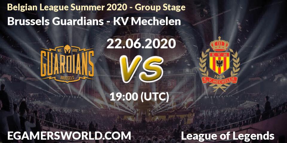Brussels Guardians vs KV Mechelen: Betting TIp, Match Prediction. 22.06.20. LoL, Belgian League Summer 2020 - Group Stage