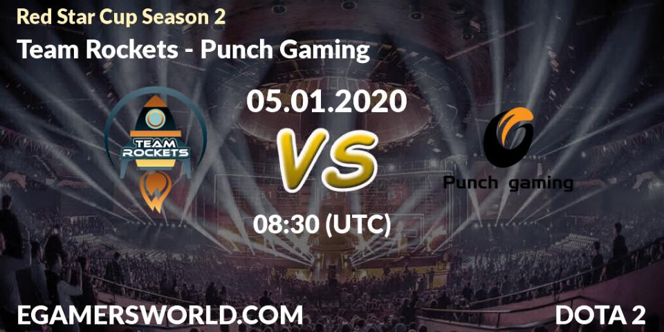 Team Rockets vs Punch Gaming: Betting TIp, Match Prediction. 05.01.20. Dota 2, Red Star Cup Season 2