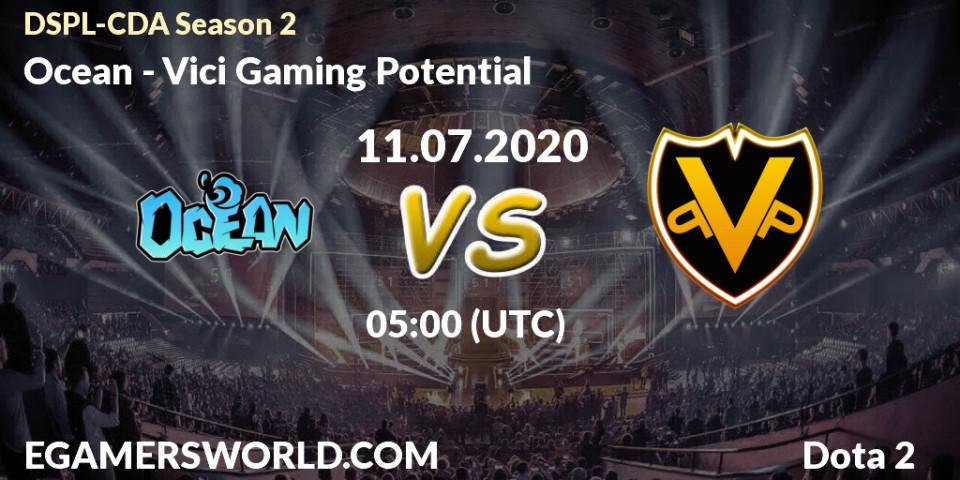 Ocean vs Vici Gaming Potential: Betting TIp, Match Prediction. 11.07.20. Dota 2, Dota2 Secondary Professional League 2020 Season 2