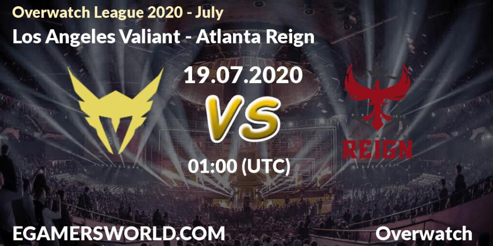 Los Angeles Valiant vs Atlanta Reign: Betting TIp, Match Prediction. 18.07.20. Overwatch, Overwatch League 2020 - July