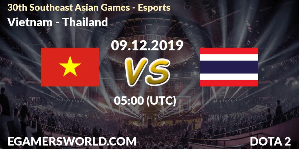 Vietnam vs Thailand: Betting TIp, Match Prediction. 08.12.2019 at 08:30. Dota 2, 30th Southeast Asian Games - Esports