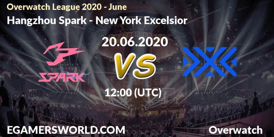 Hangzhou Spark vs New York Excelsior: Betting TIp, Match Prediction. 20.06.2020 at 12:00. Overwatch, Overwatch League 2020 - June