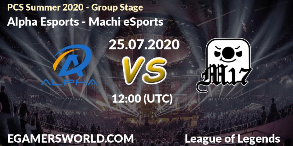 Alpha Esports vs Machi eSports: Betting TIp, Match Prediction. 25.07.20. LoL, PCS Summer 2020 - Group Stage