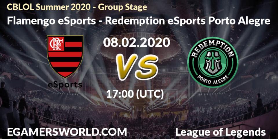 Flamengo eSports vs Redemption eSports Porto Alegre: Betting TIp, Match Prediction. 08.02.20. LoL, CBLOL Summer 2020 - Group Stage