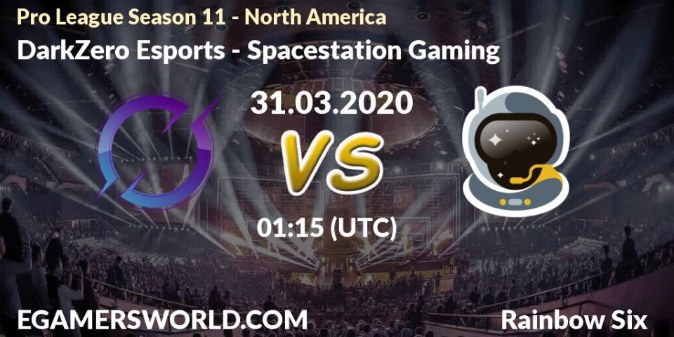 DarkZero Esports vs Spacestation Gaming: Betting TIp, Match Prediction. 31.03.20. Rainbow Six, Pro League Season 11 - North America