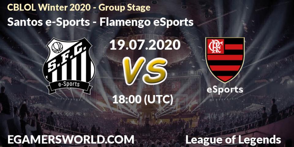 Santos e-Sports vs Flamengo eSports: Betting TIp, Match Prediction. 19.07.20. LoL, CBLOL Winter 2020 - Group Stage