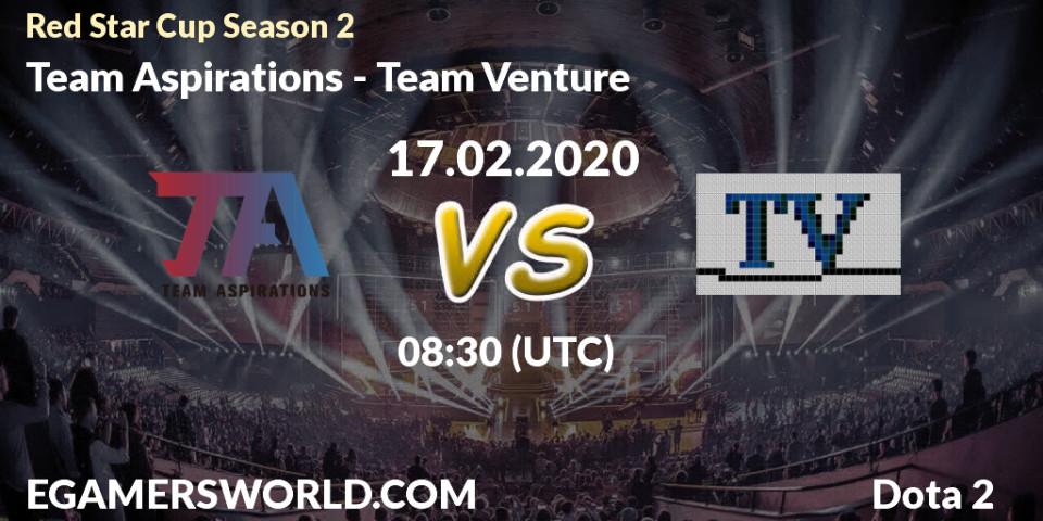 Team Aspirations vs Team Venture: Betting TIp, Match Prediction. 21.02.20. Dota 2, Red Star Cup Season 3