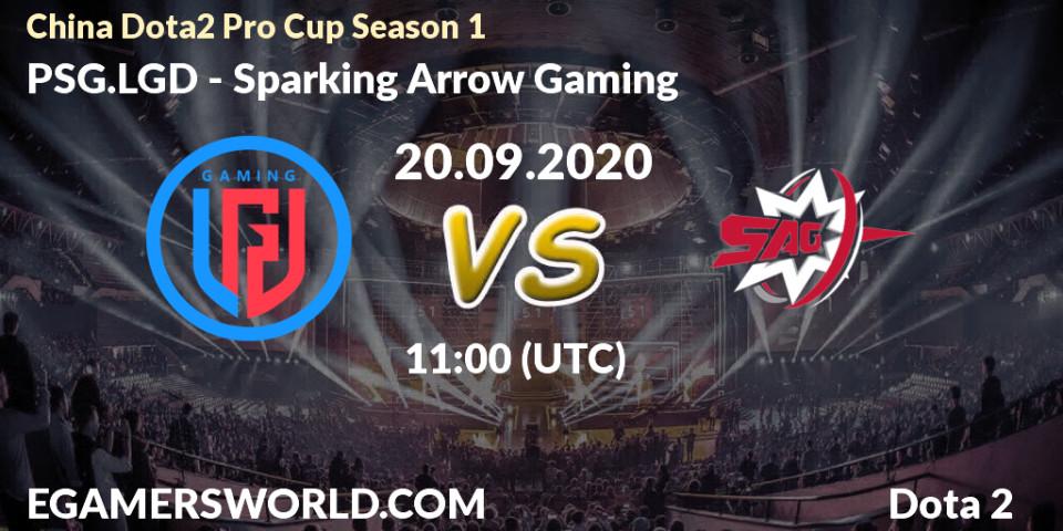 PSG.LGD vs Sparking Arrow Gaming: Betting TIp, Match Prediction. 20.09.2020 at 12:07. Dota 2, China Dota2 Pro Cup Season 1