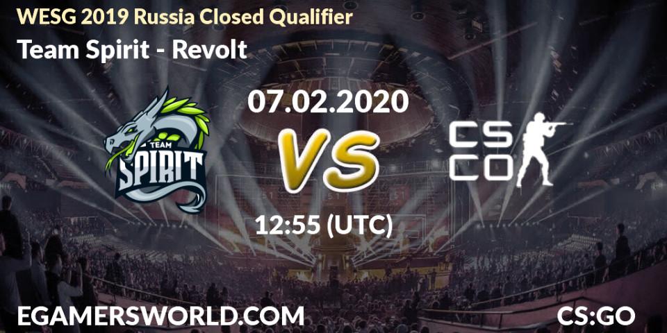Team Spirit vs Revolt: Betting TIp, Match Prediction. 07.02.20. CS2 (CS:GO), WESG 2019 Russia Closed Qualifier