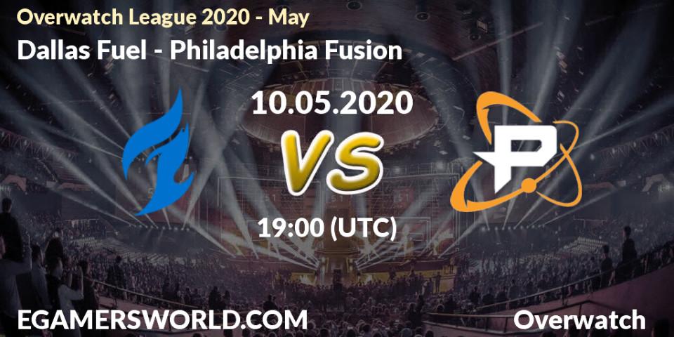 Dallas Fuel vs Philadelphia Fusion: Betting TIp, Match Prediction. 10.05.20. Overwatch, Overwatch League 2020 - May