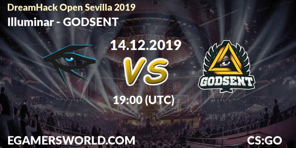 Illuminar vs GODSENT: Betting TIp, Match Prediction. 14.12.19. CS2 (CS:GO), DreamHack Open Sevilla 2019