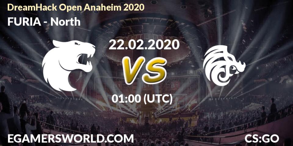 FURIA vs North: Betting TIp, Match Prediction. 22.02.20. CS2 (CS:GO), DreamHack Open Anaheim 2020