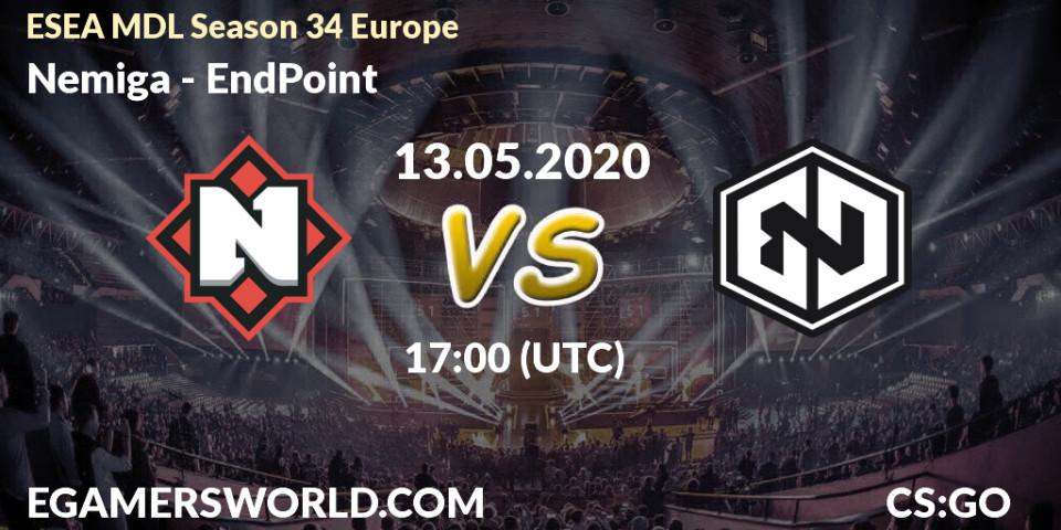Nemiga vs EndPoint: Betting TIp, Match Prediction. 27.05.20. CS2 (CS:GO), ESEA MDL Season 34 Europe