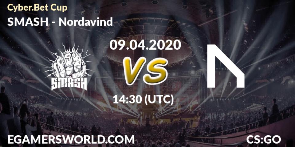SMASH vs Nordavind: Betting TIp, Match Prediction. 09.04.20. CS2 (CS:GO), Cyber.Bet Cup