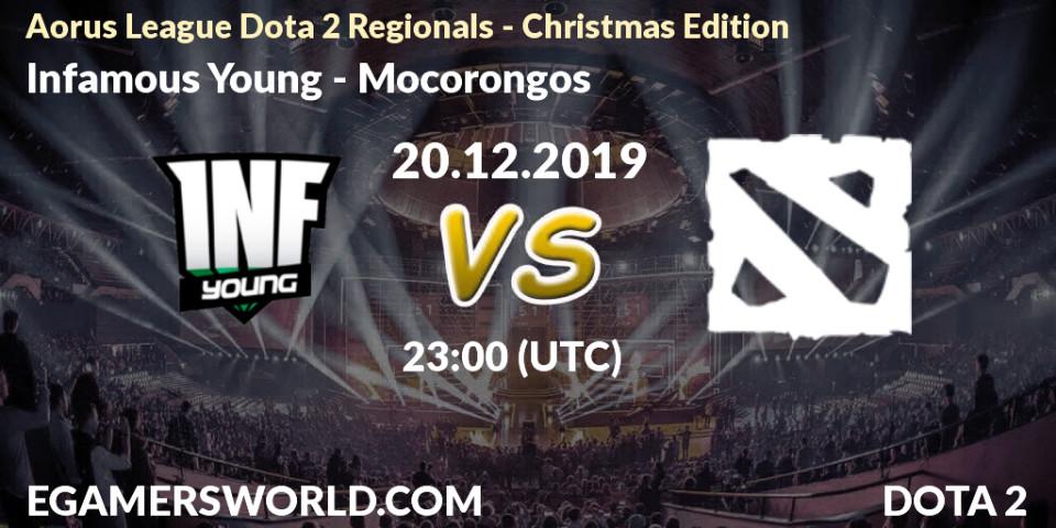 Infamous Young vs Mocorongos: Betting TIp, Match Prediction. 20.12.19. Dota 2, Aorus League Dota 2 Regionals - Christmas Edition