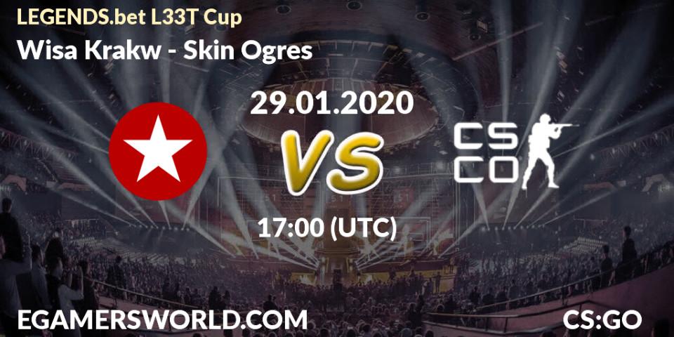 Wisła Kraków vs Skin Ogres: Betting TIp, Match Prediction. 29.01.20. CS2 (CS:GO), LEGENDS.bet L33T Cup