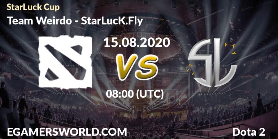 Team Weirdo vs StarLucK.Fly: Betting TIp, Match Prediction. 15.08.20. Dota 2, StarLuck Cup